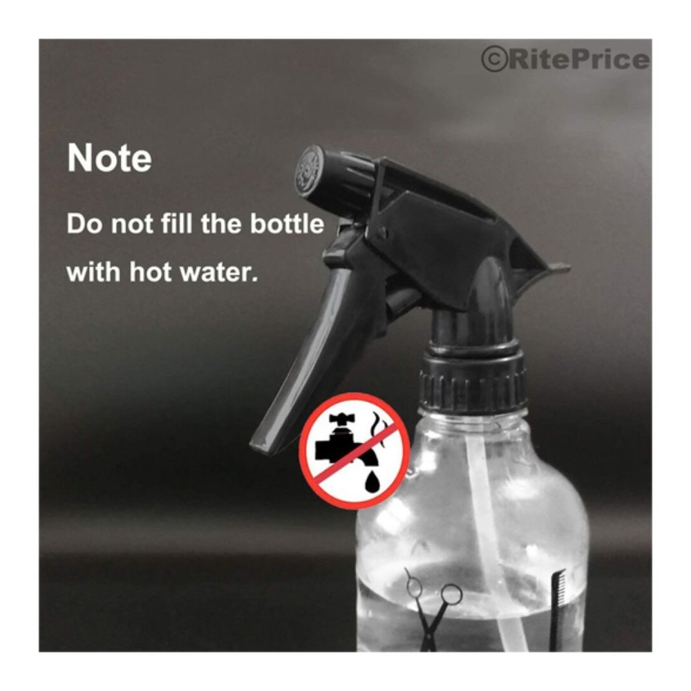 Hairdressing Spray Bottle (3 Pack) Plastic 16 oz / 500 ml Barber Hair Tools - Picture 13 of 13